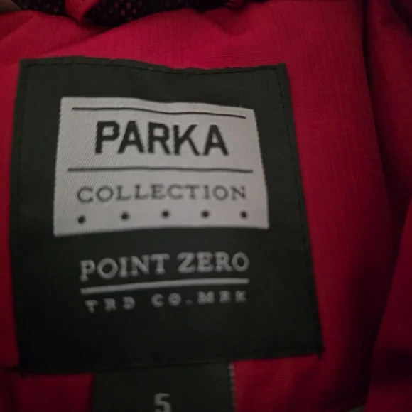 Point Zero Red Parka Jacket - Picture 3 of 15